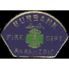 BURBANK CA FIRE DEPARTMENT PIN MINI PATCH PARAMEDIC PIN